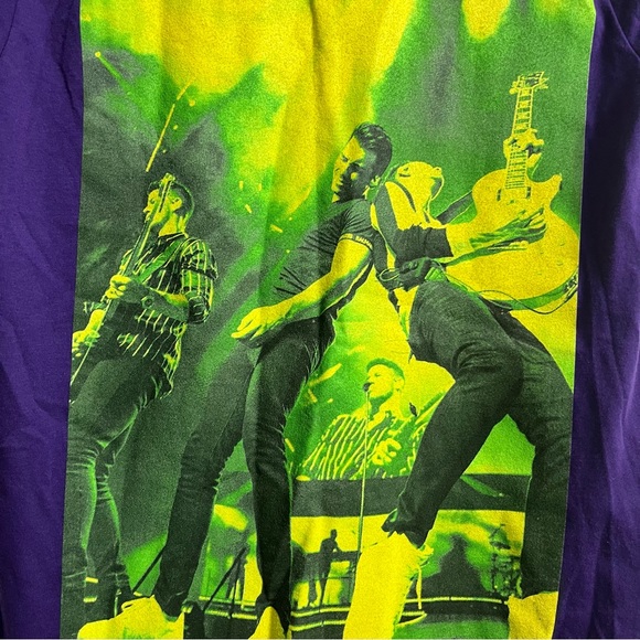 Jonas Brothers The Remember This Concert Tour Tee Shirt Band T Purple Neon Small - Picture 7 of 7